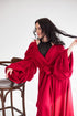Red wedding cape